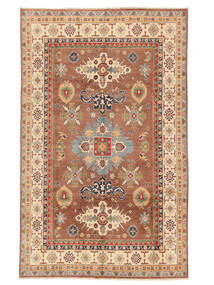 Kazak Fine Rug 196X317 Wool Brown/Orange Carpetvista