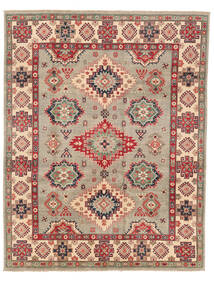 244X311 Kazak Fine Rug Oriental Brown/Dark Red (Wool, Afghanistan) Carpetvista