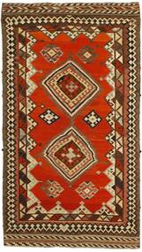 150X267 絨毯 オリエンタル キリム ヴィンテージ 茶色/ダークレッド (ウール, ペルシャ/イラン)