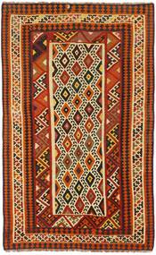 絨毯 オリエンタル キリム ヴィンテージ 147X247 ダークレッド/ブラック (ウール, ペルシャ/イラン)