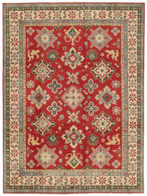  Kazak Fine Rug 269X360 Wool Brown/Dark Red Large Carpetvista
