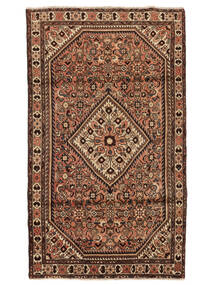 100X175 絨毯 ハマダン オリエンタル 茶色/ブラック (ウール, ペルシャ/イラン) Carpetvista