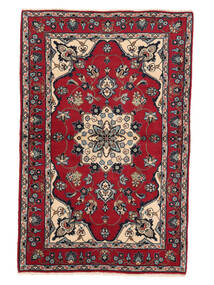 100X153 Keshan Fine Teppich Orientalischer Dunkelrot/Schwarz (Wolle, Persien/Iran) Carpetvista