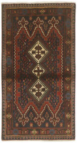  Afshar Rug 86X155 Persian Wool Black/Brown Small