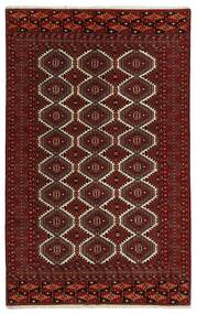  Turkaman Rug 156X248 Persian Wool Black/Dark Red Small