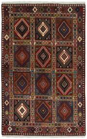 99X153 Yalameh Rug Oriental Black/Brown (Wool, Persia/Iran)