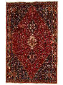  Oriental Qashqai Fine Rug 180X280 Black/Dark Red Wool, Persia/Iran Carpetvista