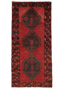  Persian Hamadan Rug 71X153 Dark Red/Black (Wool, Persia/Iran)