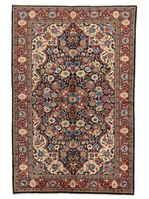  Mehraban Rug 155X240 Persian Wool Black/Dark Red Small Carpetvista