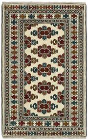  Perzisch Turkaman Vloerkleed 84X130 Zwart/Geel (Wol, Perzië/Iran)
