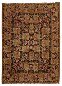  Oriental Rose Kelim Moldavia Rug 205X278 Brown/Black Wool, #Missing(7,27)