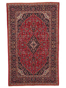 絨毯 オリエンタル カシャン Fine 137X220 ダークレッド/ブラック (ウール, ペルシャ/イラン)
