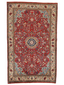 130X208 絨毯 オリエンタル サルーク 深紅色の/茶 (ウール, ペルシャ/イラン)