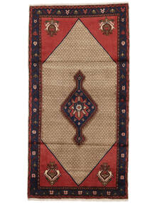 90X178 Hamadan Rug Oriental Runner
 Brown/Black (Wool, Persia/Iran) Carpetvista