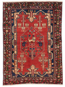  Perzisch Afshar/Sirjan Vloerkleed 165X228 Donkerrood/Zwart Carpetvista