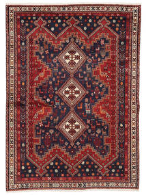  Afshar/Sirjan Rug 152X210 Persian Wool Black/Dark Red Small Carpetvista