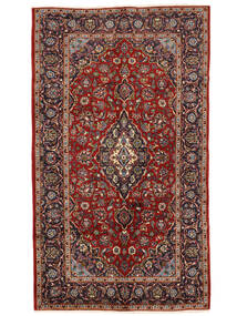 Keshan Fine Teppich 150X255 Dunkelrot/Schwarz Wolle, Persien/Iran Carpetvista