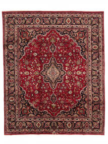 Maschad Teppich 247X300 Dunkelrot/Schwarz Wolle, Persien/Iran Carpetvista