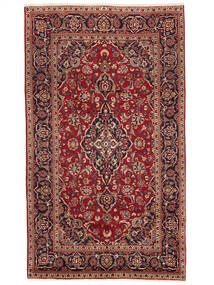  150X258 Keshan Fine Vloerkleed Donkerrood/Zwart Perzië/Iran 
