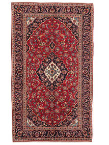 Tapete Persa Kashan Fine 150X250 Vermelho Escuro/Preto (Lã, Pérsia/Irão)