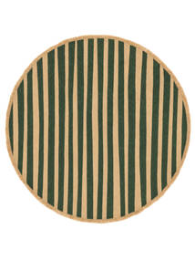  Ø 100 Small Ribbons Rug - Beige/Green