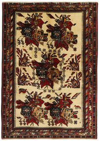  Afshar Szőnyeg 148X203 Perzsa Gyapjúszőnyeg Fekete/Narancssárga Kicsi