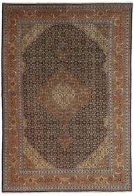 絨毯 タブリーズ 40 Raj 194X291 茶色/ブラック (ウール, ペルシャ/イラン)