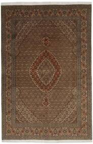  Orientalischer Täbriz 40 Raj Teppich 198X297 Braun/Schwarz Wolle, Persien/Iran