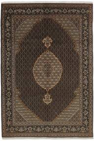  Oriental Tabriz 40 Raj Rug 202X301 Black/Brown Wool, Persia/Iran