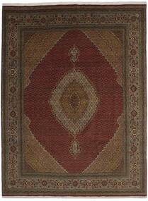 255X337 Tabriz 40 Raj Rug Oriental Black/Brown Large (Wool, Persia/Iran)