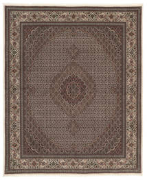 絨毯 タブリーズ 50 Raj 200X245 茶色/ブラック (ウール, ペルシャ/イラン)
