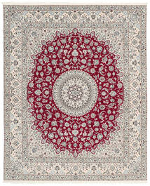 絨毯 ナイン 6La 202X250 グレー/茶色 (ウール, ペルシャ/イラン)