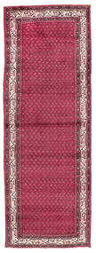  Orientalischer Sarough Mir Teppich 115X325 Läufer Dunkelrot/Schwarz Wolle, Persien/Iran