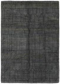 絨毯 Moroccan Berber - Persia 210X292 ブラック (ウール, ペルシャ/イラン)