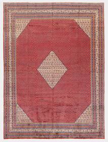 絨毯 オリエンタル サルーク Mir 306X412 ダークレッド/茶色 大きな (ウール, ペルシャ)