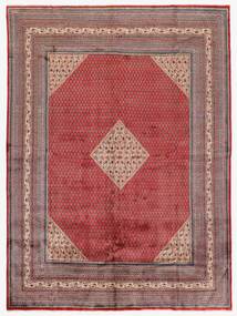  Orientalischer Sarough Mir Teppich 280X378 Dunkelrot/Braun Großer Wolle, Persien