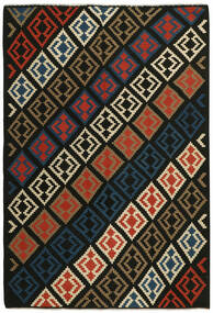 200X288 Kelim Teppich Orientalischer Schwarz/Braun (Wolle, Persien )