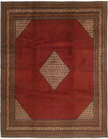 絨毯 オリエンタル サルーク Mir 301X387 ダークレッド/茶色 大きな (ウール, ペルシャ)