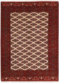  Turkaman Rug 209X289 Wool Black/Dark Red