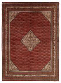 絨毯 サルーク Mir 278X394 ダークレッド/ブラック 大きな (ウール, ペルシャ)