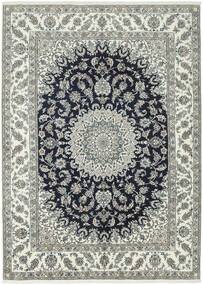 絨毯 ナイン 245X343 ダークグレー/グリーン (ウール, ペルシャ)