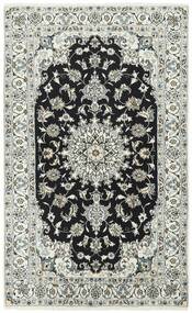 絨毯 ナイン 125X202 グリーン/ブラック (ウール, ペルシャ)