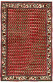 96X147 Sarough Mir Teppe Orientalsk Mørk Rød/Svart (Ull, Persia)