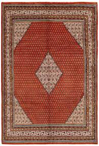  Orientalischer Sarough Mir Teppich 221X328 Dunkelrot/Braun Wolle, Persien