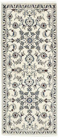83X193 絨毯 ナイン オリエンタル 廊下 カーペット イエロー/ベージュ (ウール, ペルシャ)