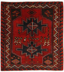  Orientalisk Lori Matta 166X189 Svart/Mörkröd Ull, Persien