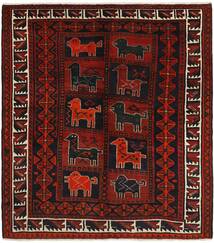 絨毯 ロリ 186X207 ブラック/ダークレッド (ウール, ペルシャ)