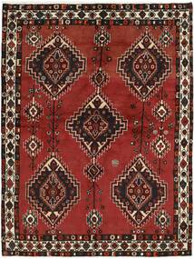 168X228 Afshar Teppe Orientalsk Mørk Rød/Svart (Ull, Persia)