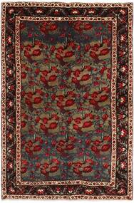 156X243 Afshar Teppich Orientalischer Schwarz/Dunkelrot (Wolle, Persien )