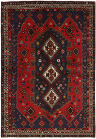 Χαλι Afshar 171X247 Μαύρα/Σκούρο Κόκκινο (Μαλλί, Περσικά)
